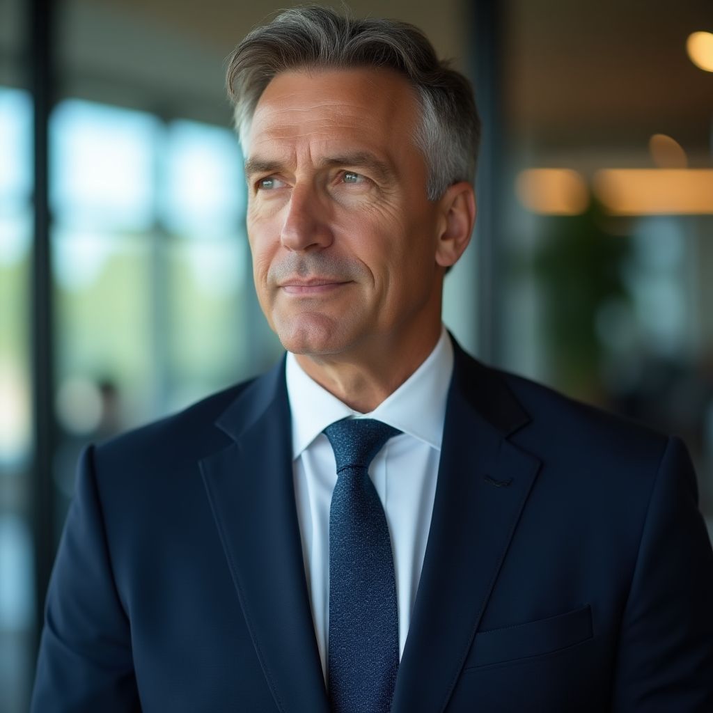 Retrato de gerente de inversiones