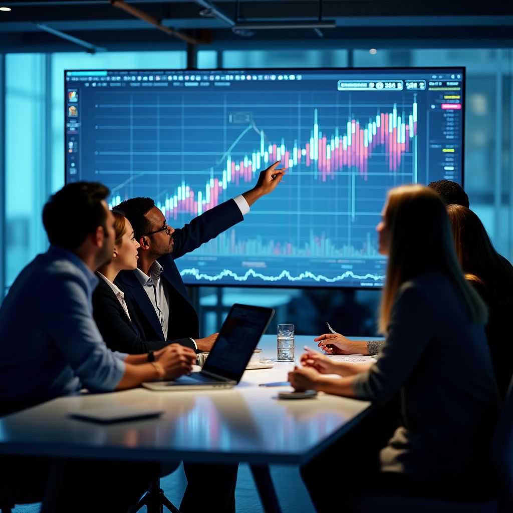 Equipo colaborando en una reunión